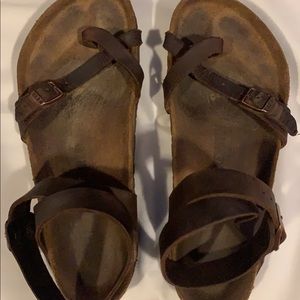 Birkenstock’s with ankle strap